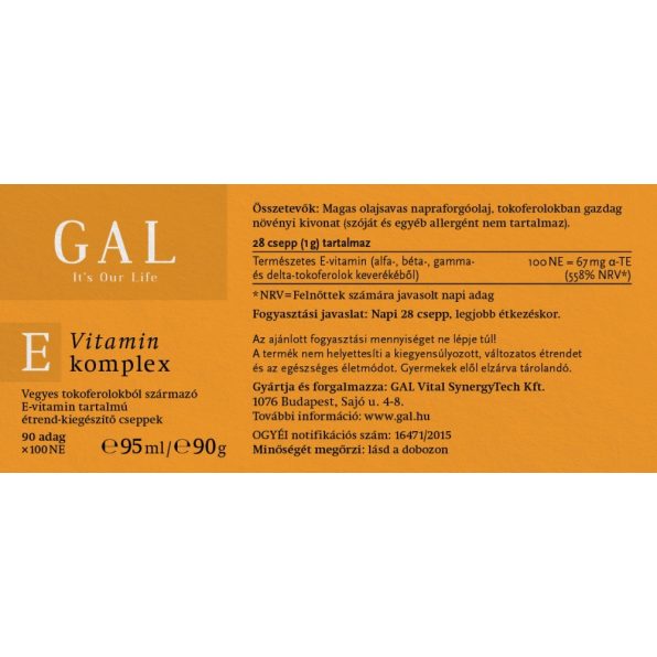 GAL E-Vitamin komplex