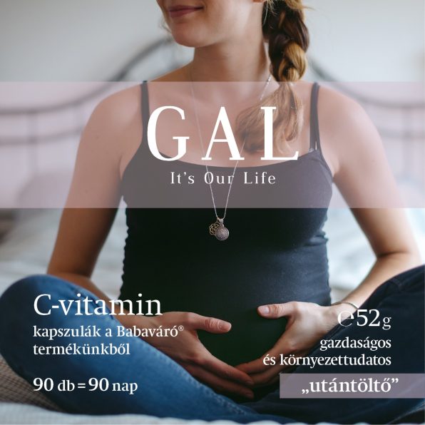 GAL Babaváró – C-vitamin kapszulák, 90 adagos utántöltő