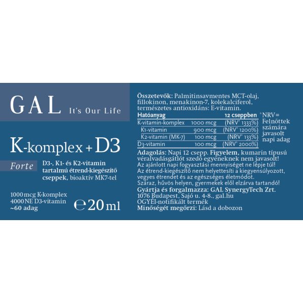 GAL K-komplex + D3 Forte