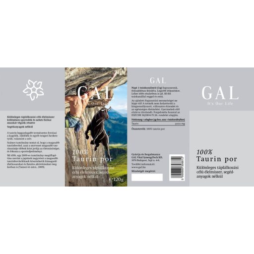 GAL Taurin por (120 gramm)