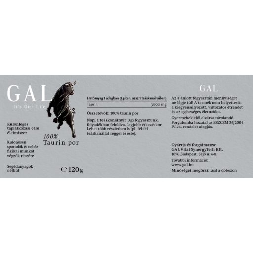 GAL Taurin por (120 gramm)