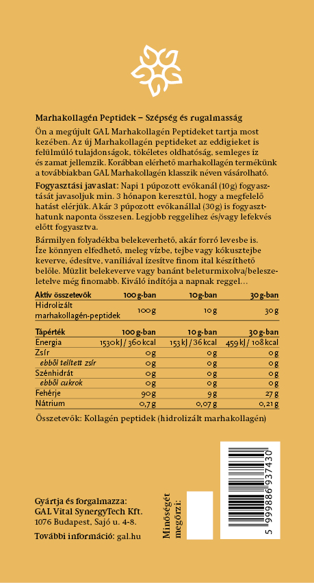 GAL Marhakollagén Peptidek – 300g